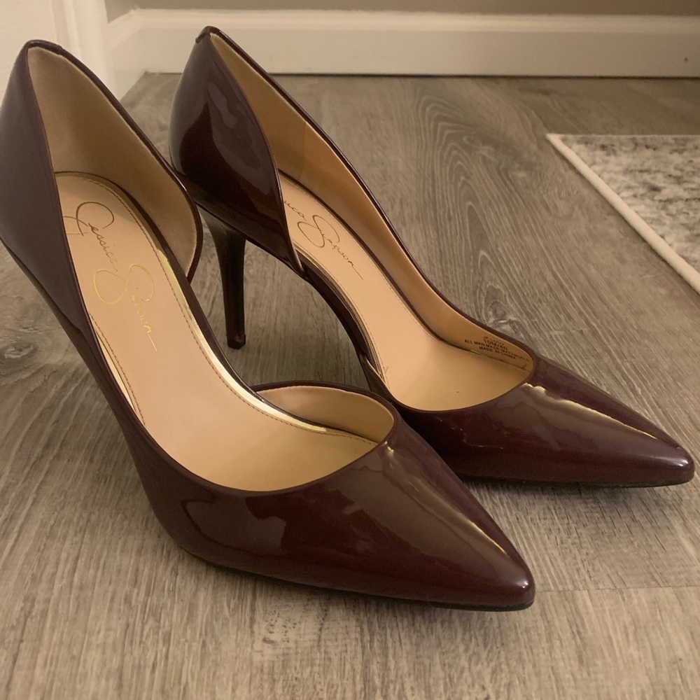 Maroon High Heel Pumps (BRAND NEW)
